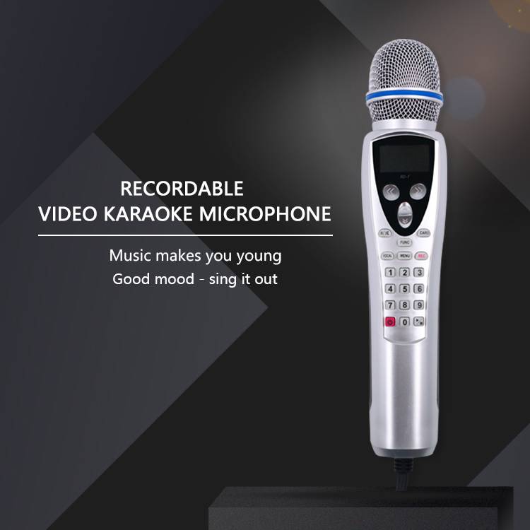 karaoke microphone player handheld mini videoke kids magic sing record player